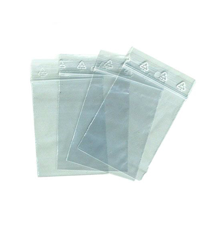 LEO's Lot De 500 Sachets à Fermeture à Pression 70 X 100 Mm